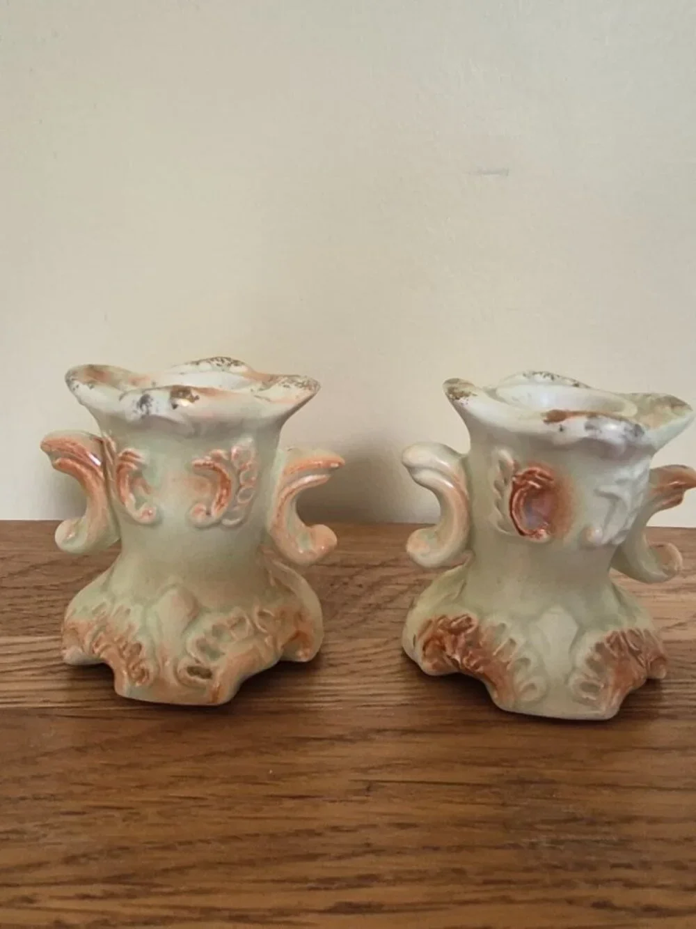 Vintage Victorian Candle Holders